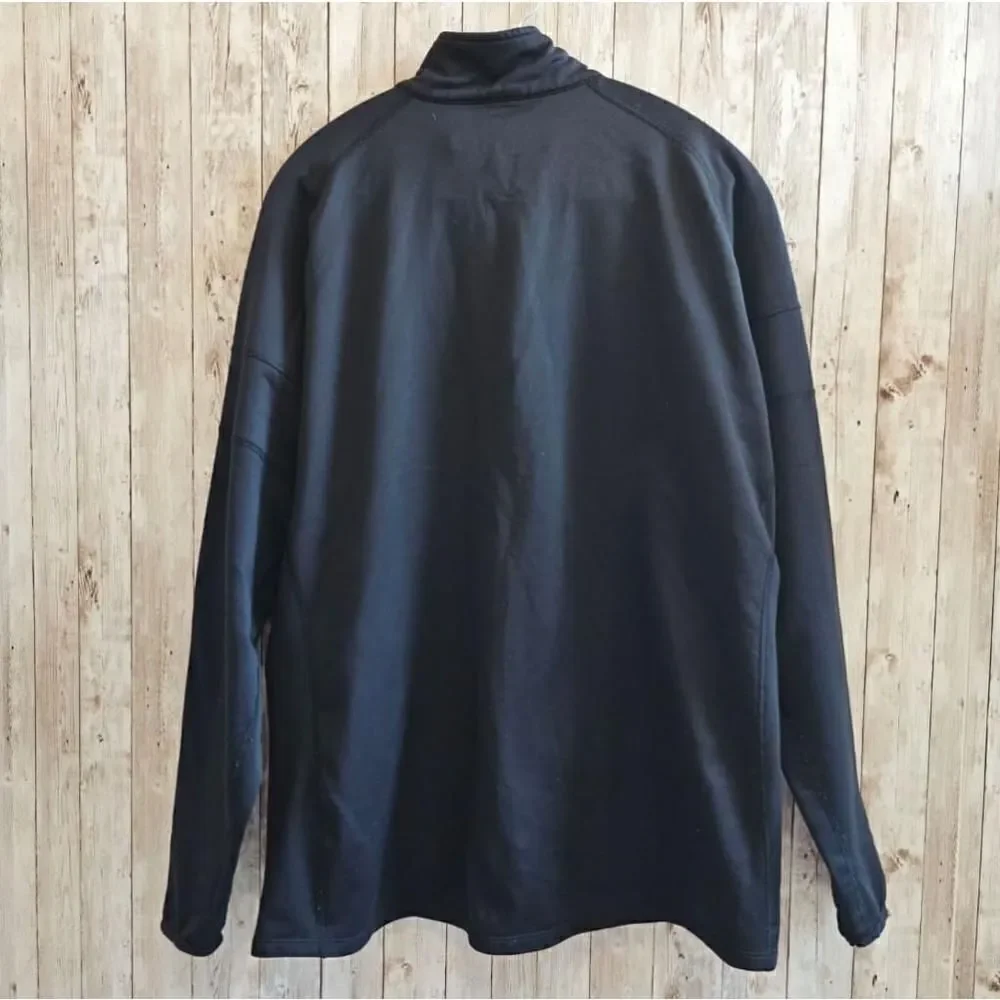 Nike Mens Size L Black Long Sleeve Full Zip Athletic Sweatshirt Hoodie Jacket